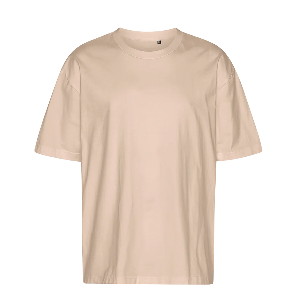 Détail col T60011 Neutral Tiger Cotton – bord côte